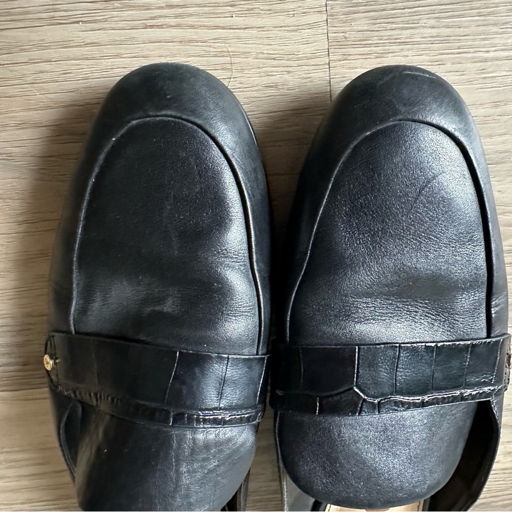 Sam Edelman Black Women's Leather Mules 7M - Picture 4 of 4